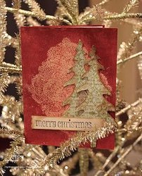 Stamped Christmas Card