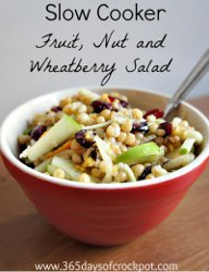 Fruit, Nut And Wheat Berry Salad
