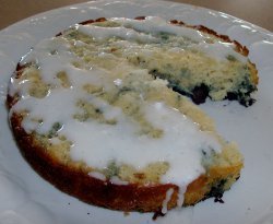 Blueberry Pancakes With Lemon Glaze