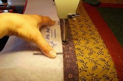 Binding a Quilt with a Longarm Machine