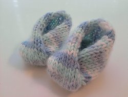 No Button Baby Booties