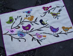 Birds and Branches Applique Wall Quilt