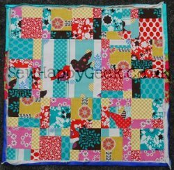 Disappearing Nine Patch Mini Quilt Wall Hanging