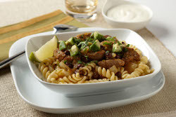 Salsa Verde Pork and Pasta Stew