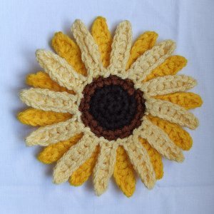 Free Crochet Pattern: Giant Sunflower