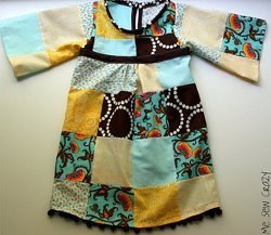 Back to School Patchwork Dress