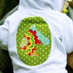 Appliqued Pony Silhouette Hoodie