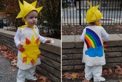 Rainbow and Sunshine Kids Costumes