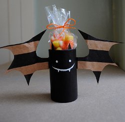 Playful Bats from Paper Bags