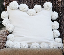 Mondo Pom Trim Pillow