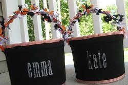 No-Sew Personalized Treat Buckets