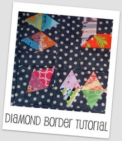 Split Diamond Quilt Border