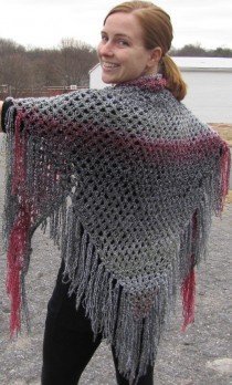 One Ball Lace Triangle Shawl