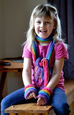 Rainbow Scarf Tutorial