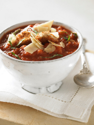 Tomato and Garlic Bread Soup