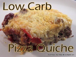 Low Carb Pizza Quiche