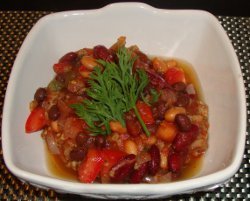 Seitan Three Bean Chili