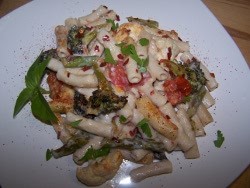 Baked Penne with Roasted Vegetables