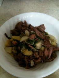 Brisket and Turnip Hash