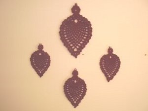 Wrought Iron Pineapple Wall Hangings