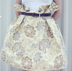 The Paper Bag Skirt