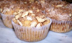 Sweet Potato Muffins with Walnut Streusel