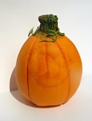 Halloween Paperclay Pumpkin