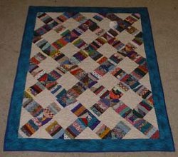 String X Lap Quilt