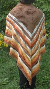 Autumn Triangle Shawl