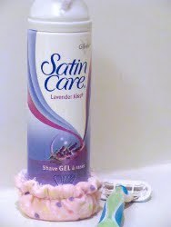 DIY Shaving Cream Can Cozy