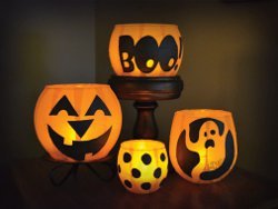 Lil' Pumpkin Votive Luminaries