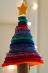 Oh Felty Christmas Tree Ornament