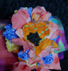 Burst of Color Fabric Flowers