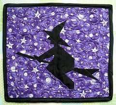 Paper Pieced Witch Quilt Block