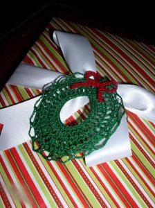 Crocheted Thread Wreath