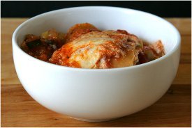 One Skillet Vegetarian Lasagna