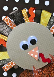 Scrap Buster Ribbon Turkey