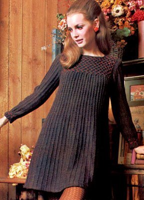 Easy Wide Rib Dress pattern by Easy as knit  Knit dress pattern, Hand  knitted dress, Knit dress pattern free