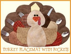 Turkey Tom Pocket Placemat