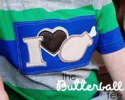 Butterball Applique T-shirt