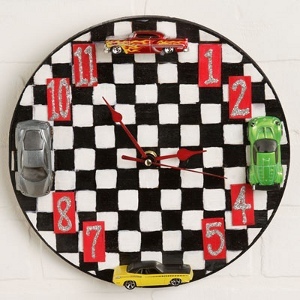 Rad Racecar Clock