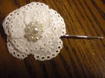 Lace Flower Hair Pin