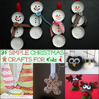 35 Simple Christmas Crafts for Kids