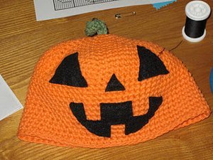 Child Pumpkin Hat