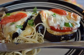 Eggplant Caprese Style