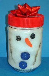 Just a Jar Snowman