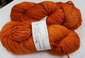 Blue Face Worsted Yarn in Pumpkin King