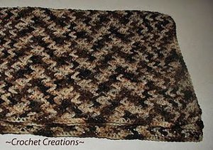 Crochet V-stitch Blanket