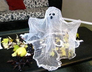 Tabletop Cheesecloth Ghost
