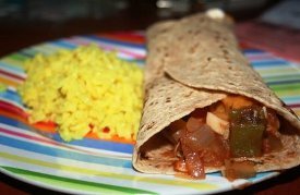 Zucchini and Squash Burritos